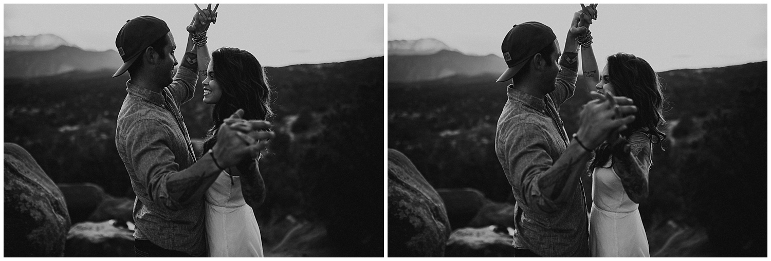 Garden of the Gods Couple Session • Parr Photo image