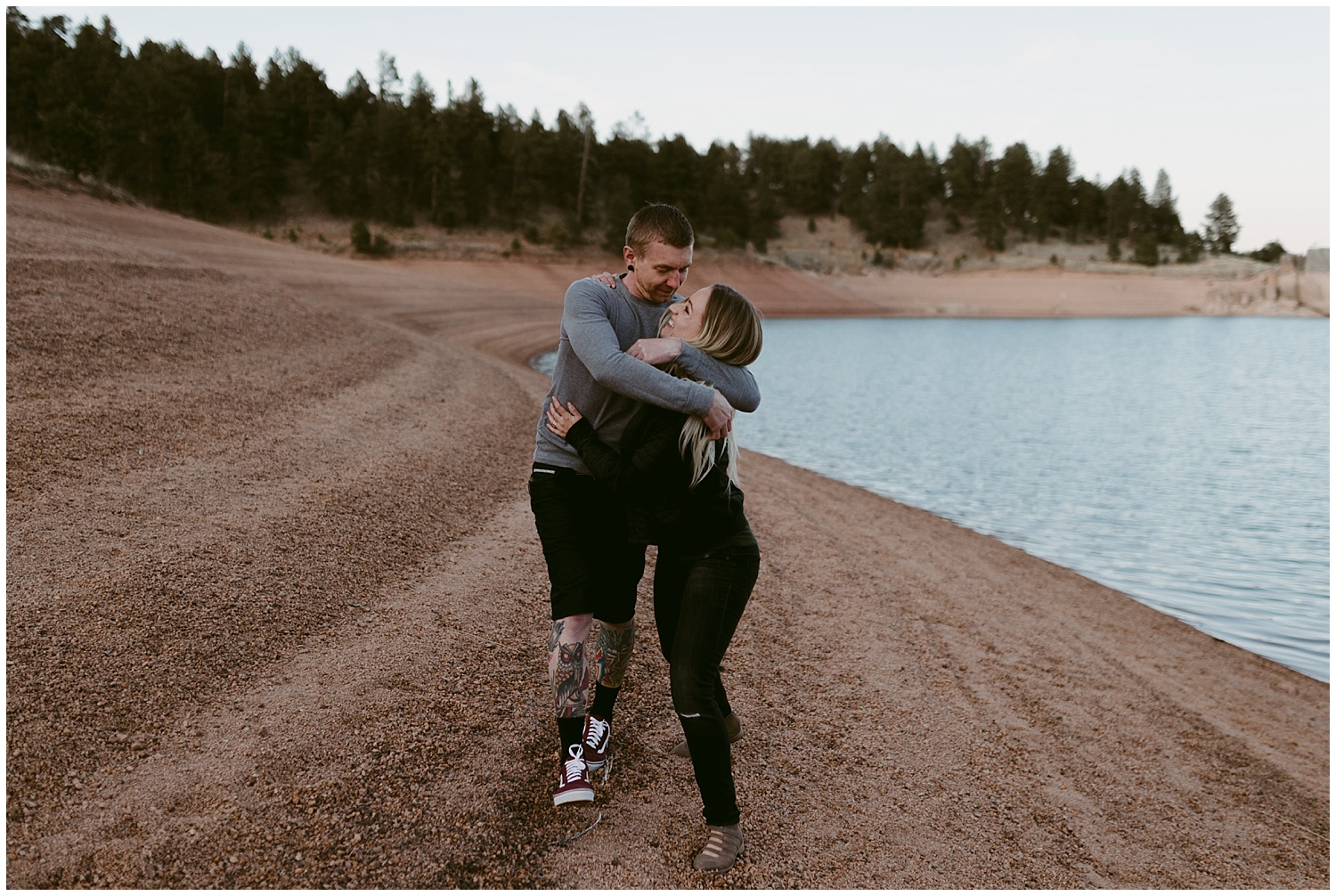 Colorado Springs Couple at Rampart Reservoir • Parr Photo