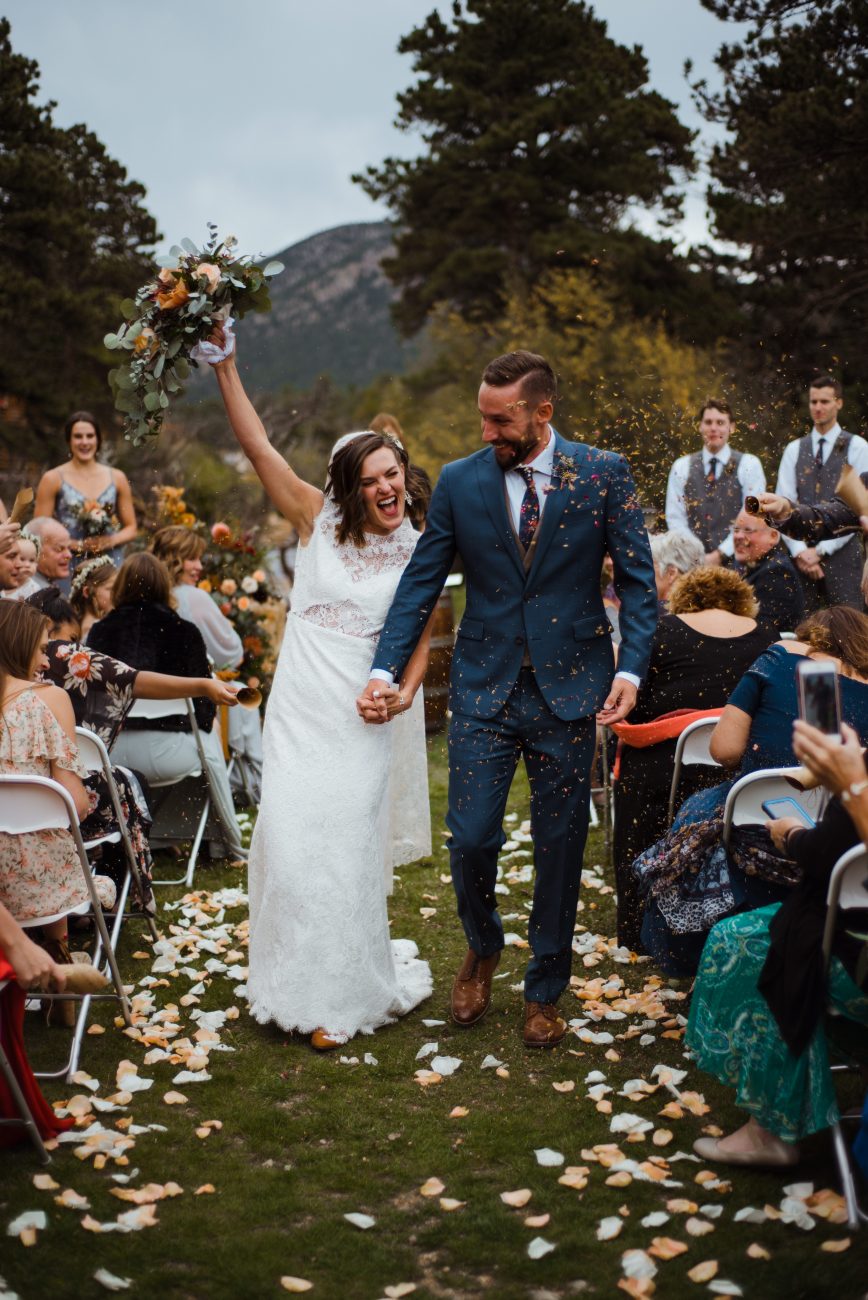 the landing at Estes Park wedding