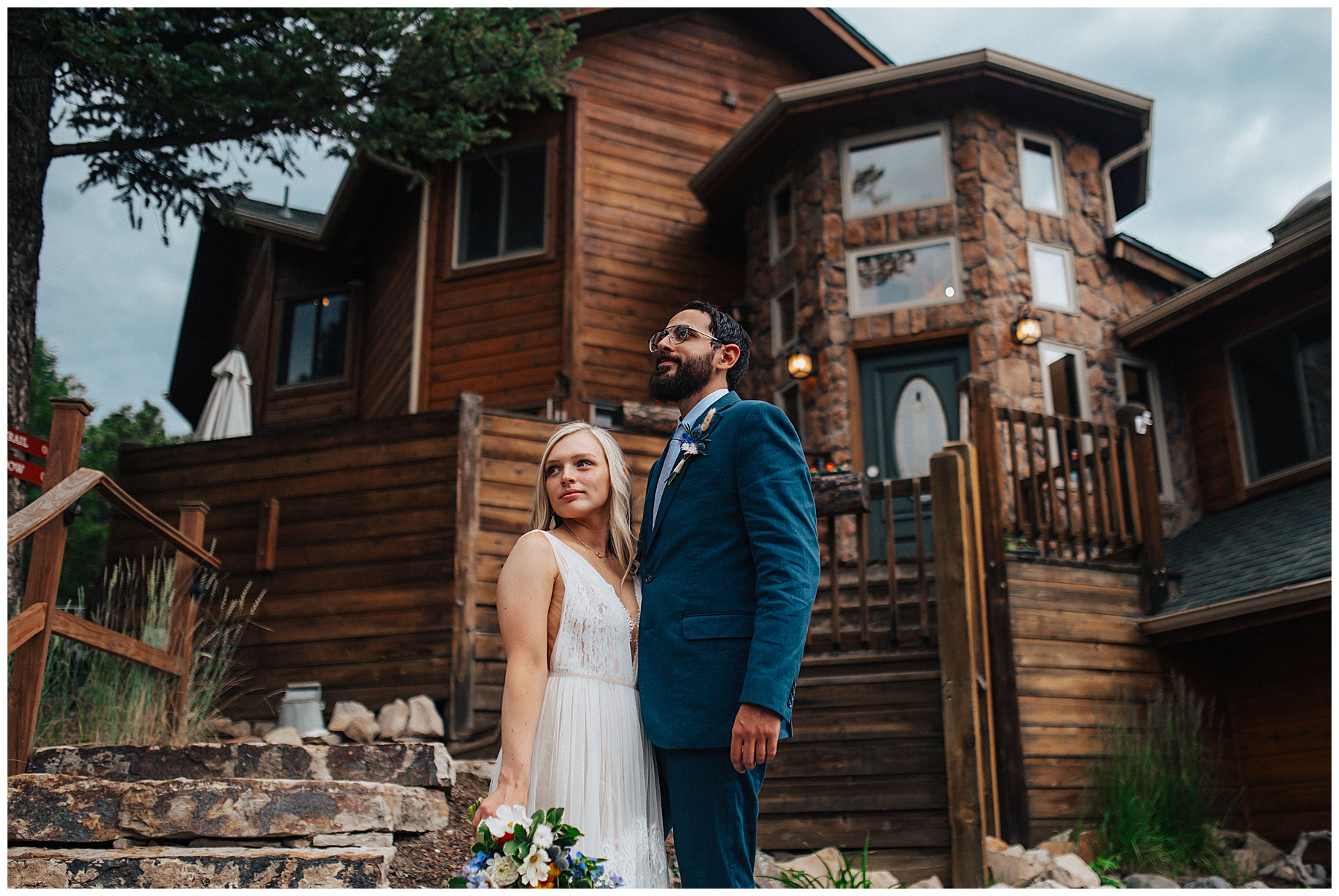 Juniper Mountain House wedding in evergreen, Colorado