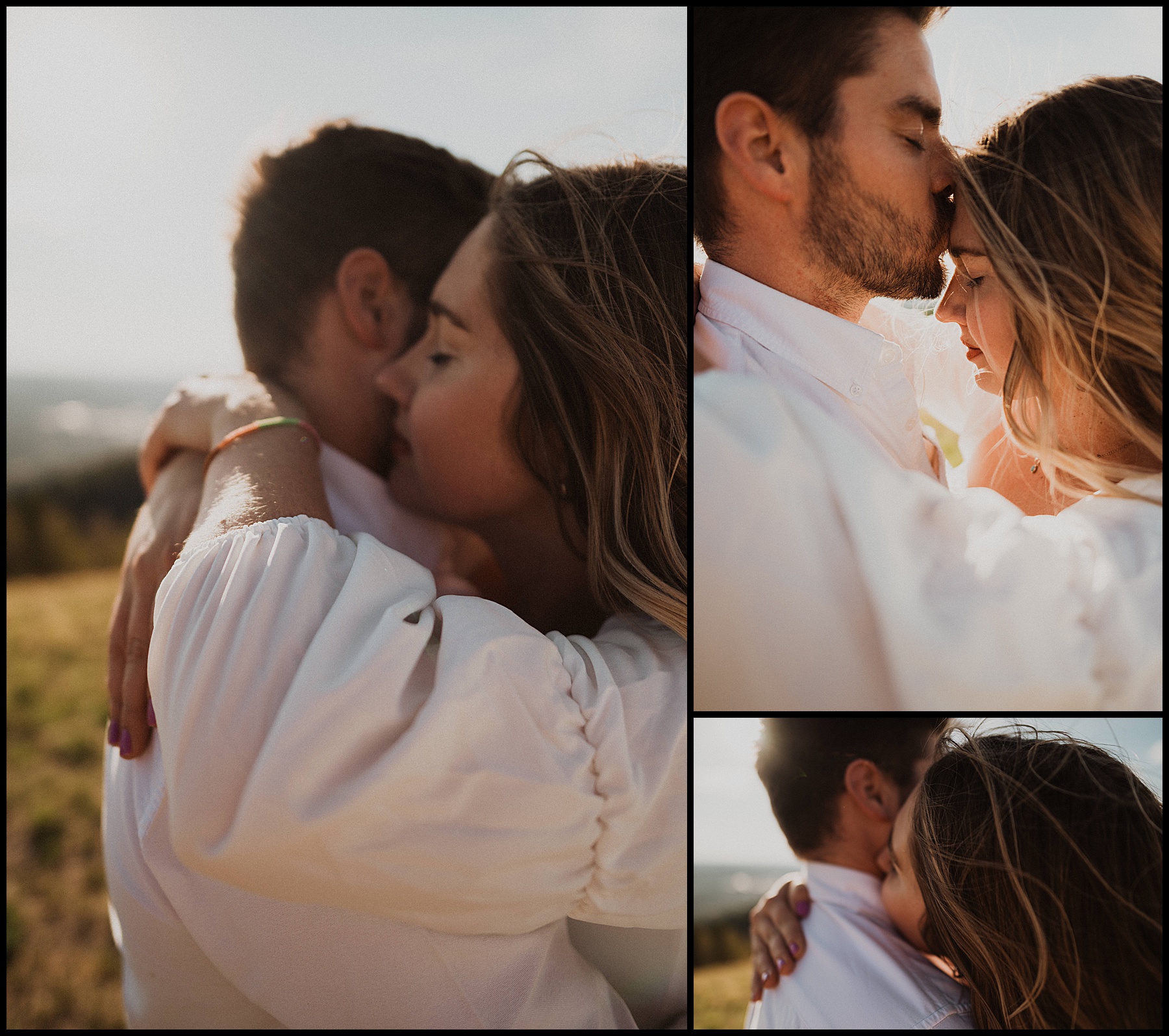 Colorado Springs engagement session near garden of the gods with pikes peak