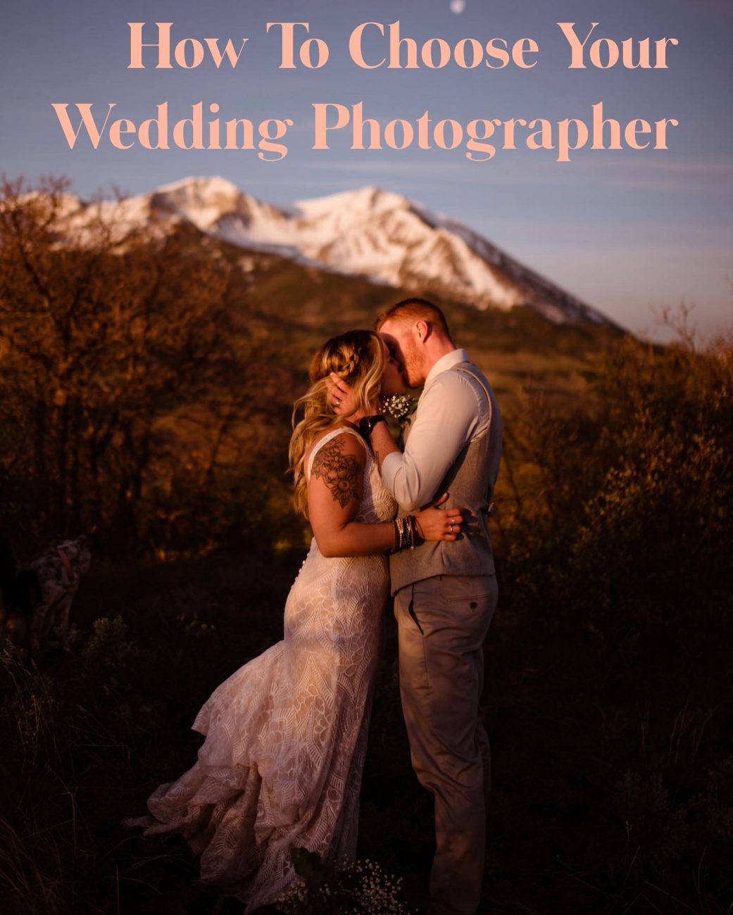 How to choose a wedding photographer