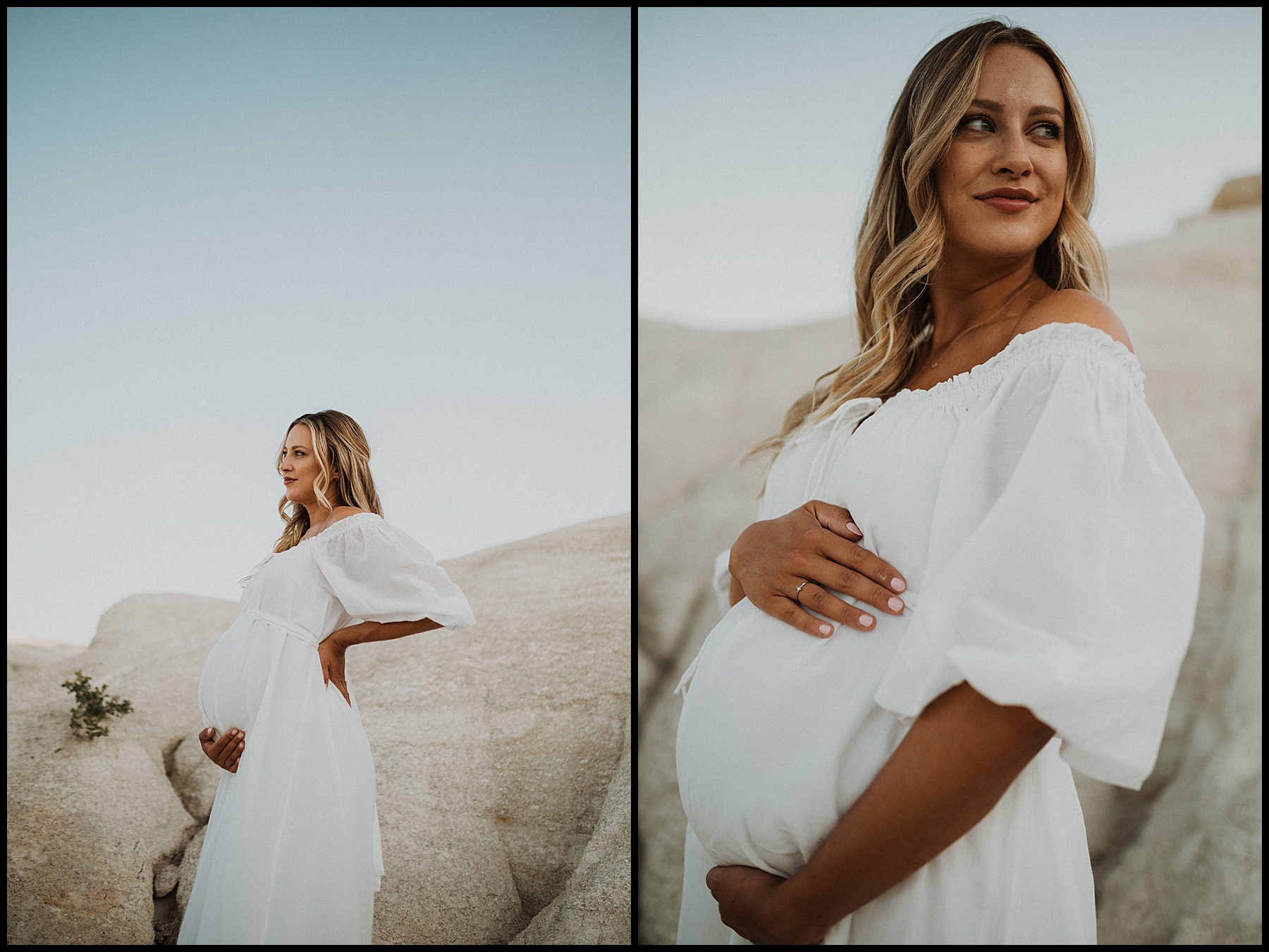 colorado maternity session at paint mines interpretive park 