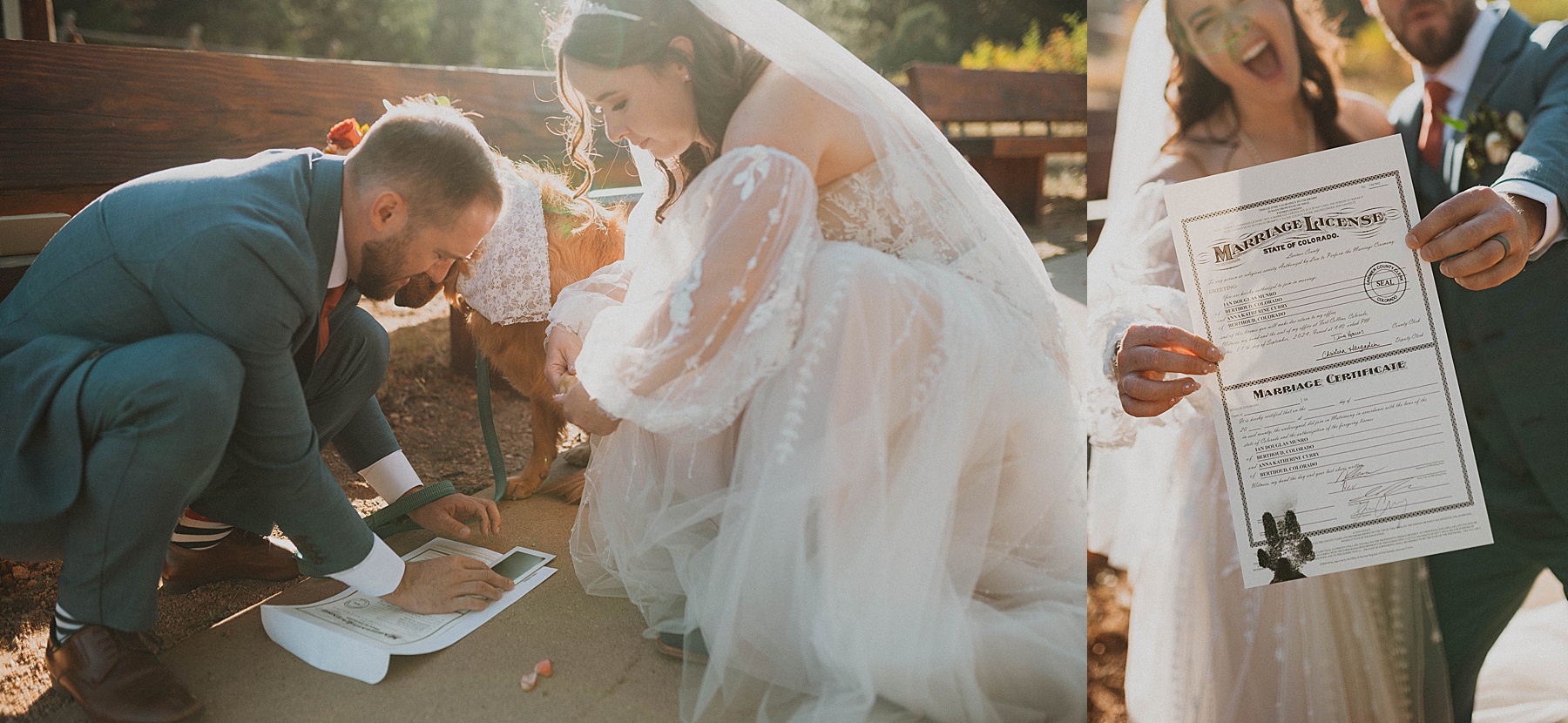 wedding at taharaa mountain lodge in estes park