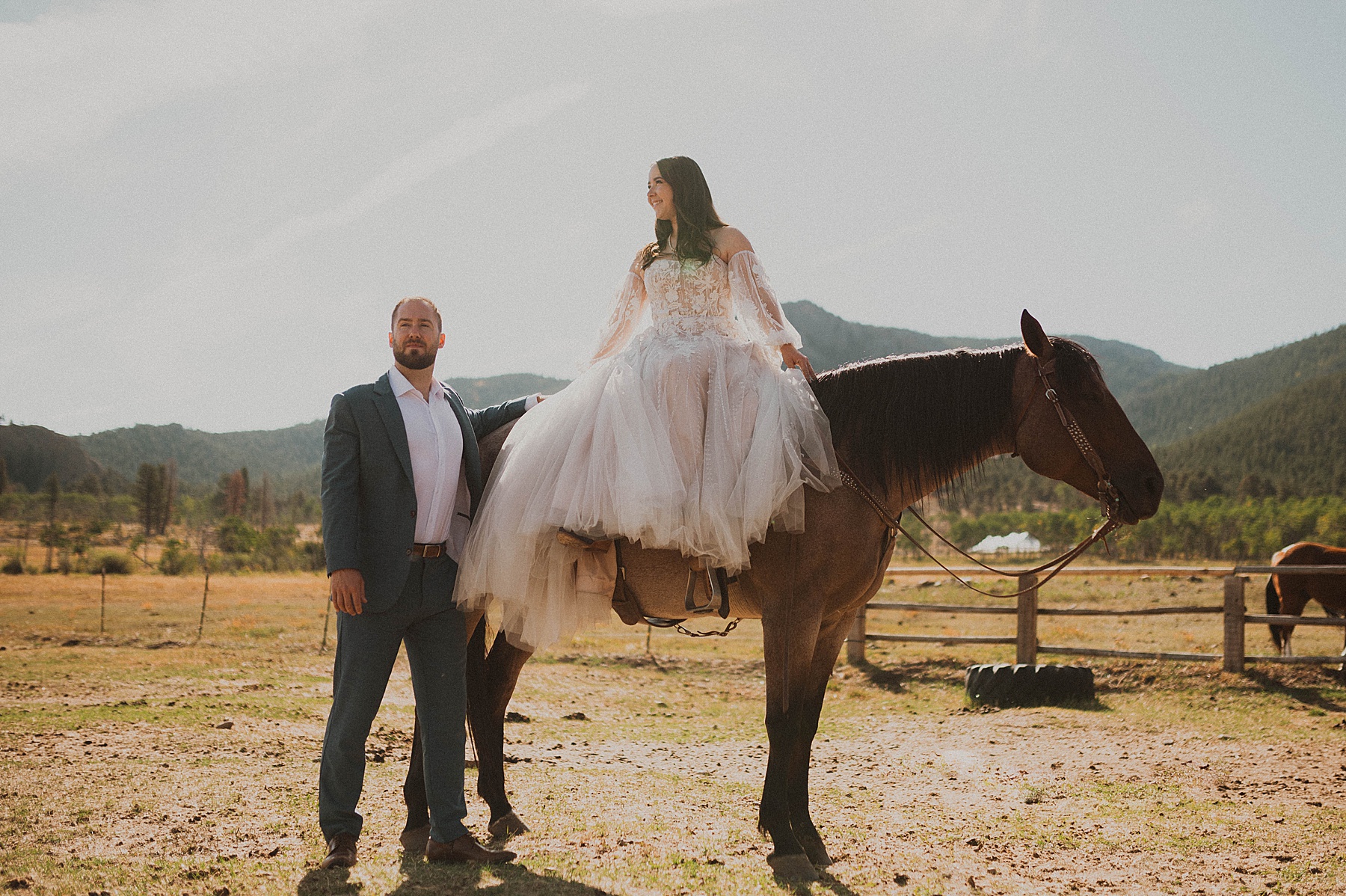 taharaa mountain lodge wedding in estes park, colorado 