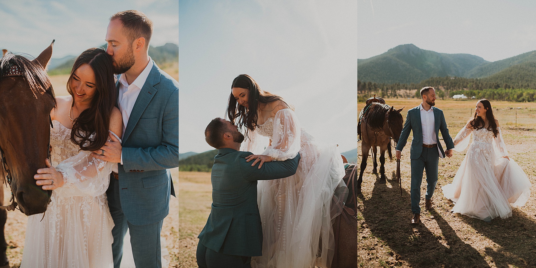 taharaa mountain lodge wedding in estes park, colorado 