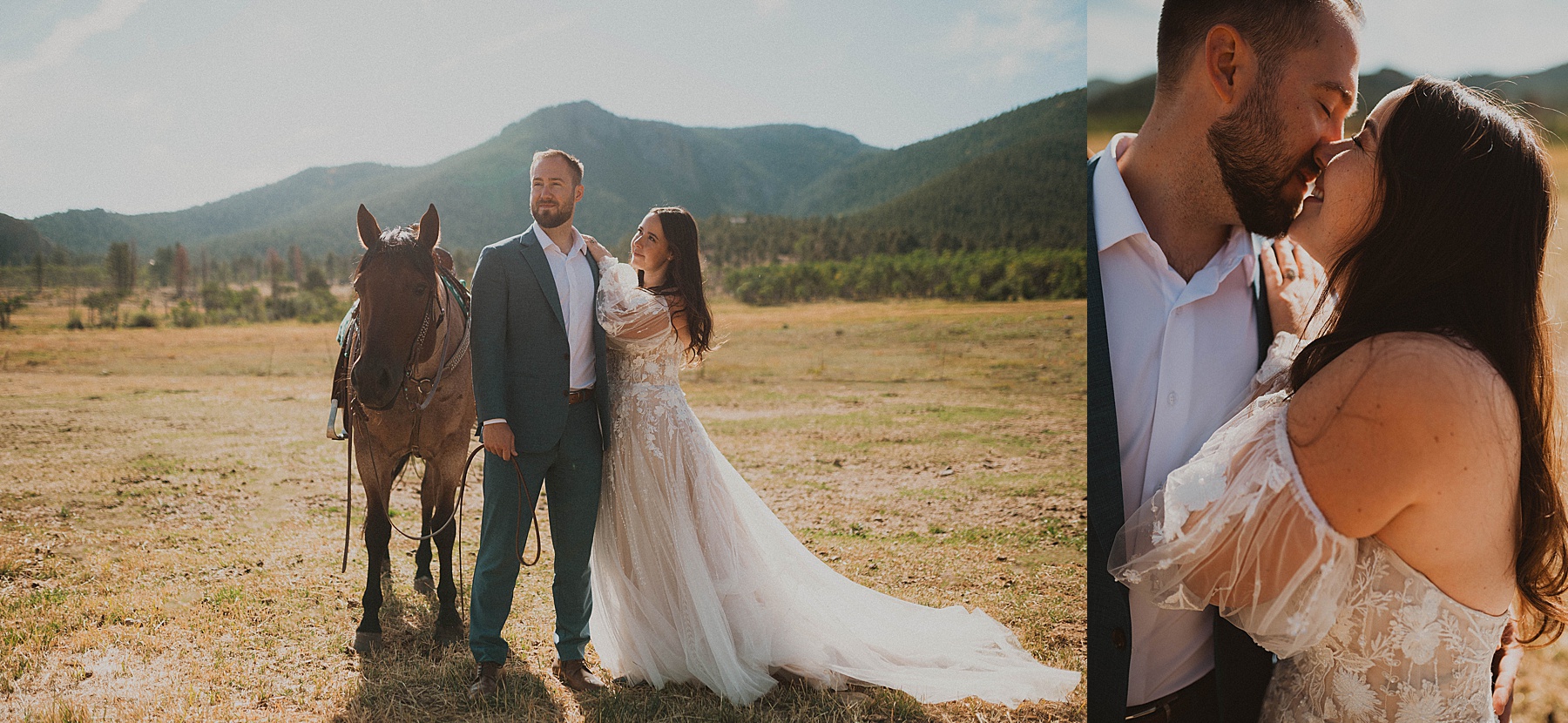 taharaa mountain lodge wedding in estes park, colorado 