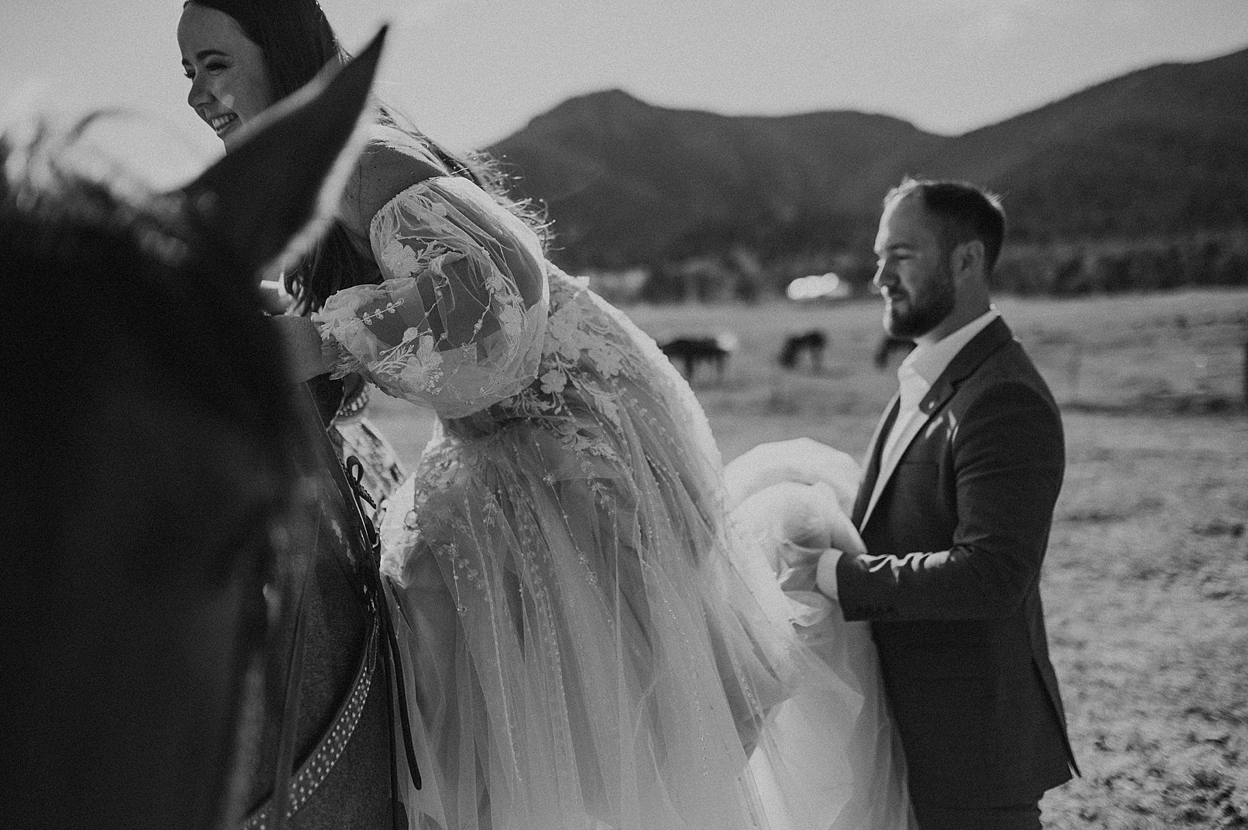 taharaa mountain lodge wedding in estes park, colorado 