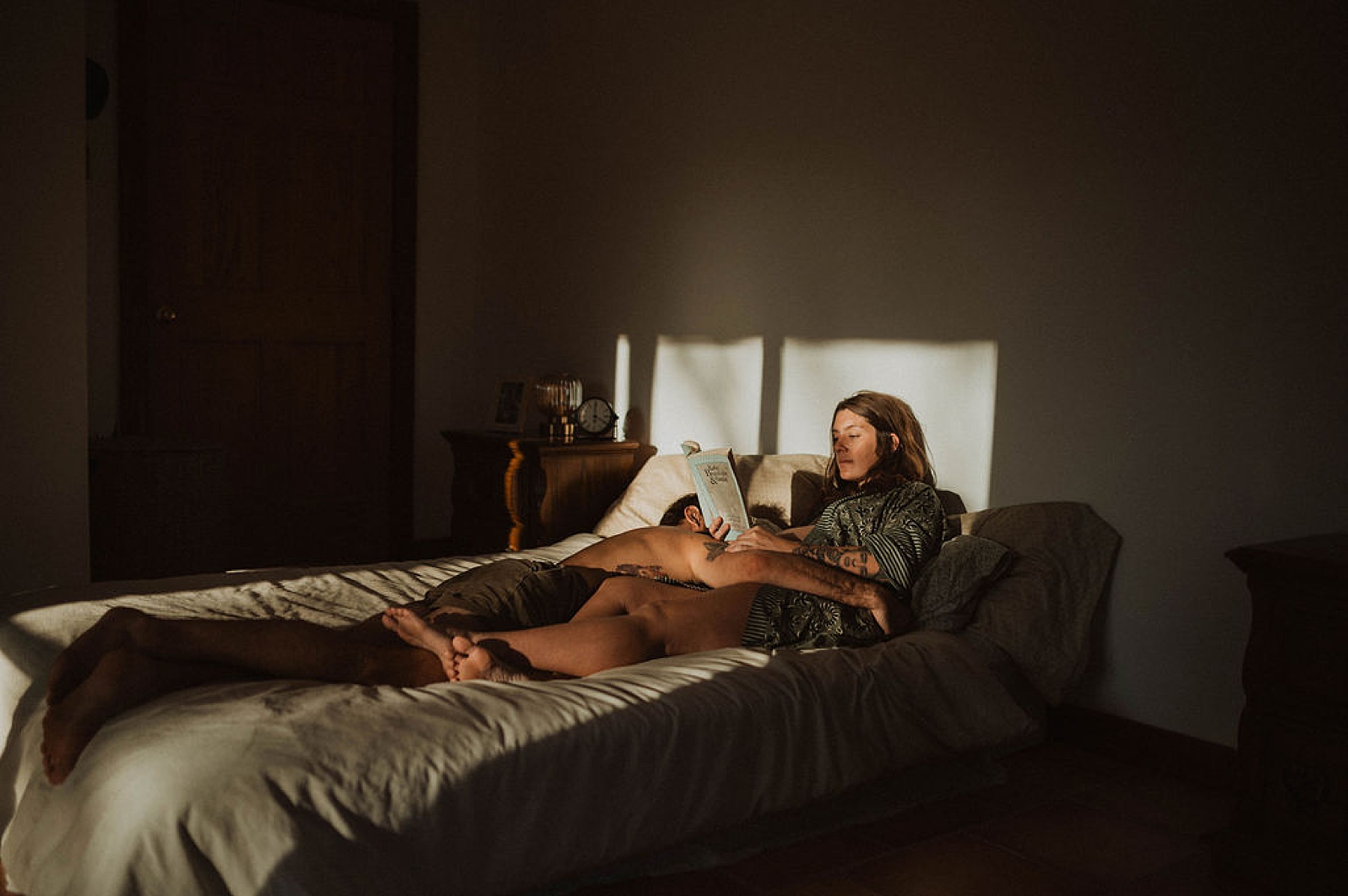 Colorado Springs at-home maternity session, film inspired by Parr Photo Co