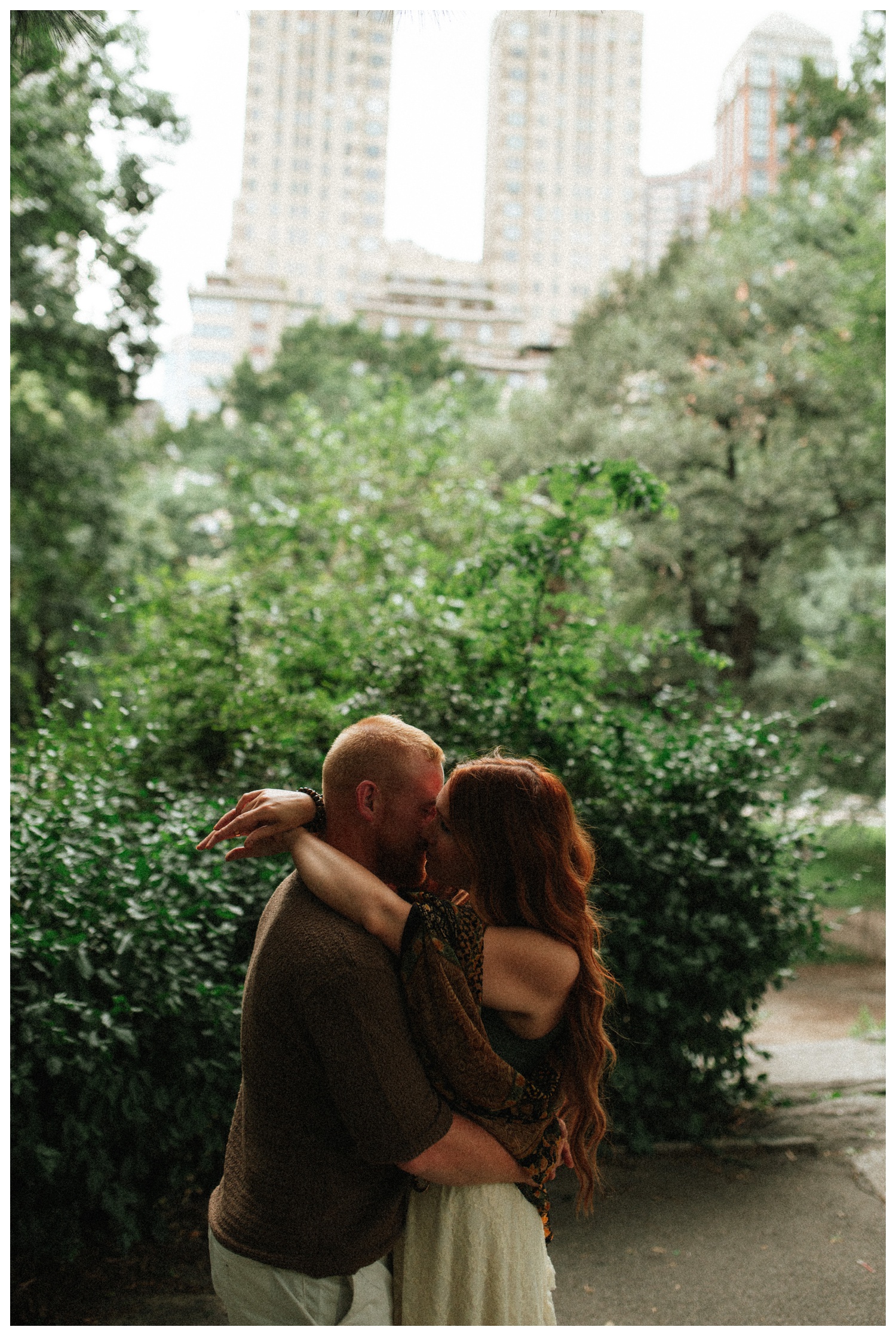 NYC engagement session in central park, midtown manhattan and time square.