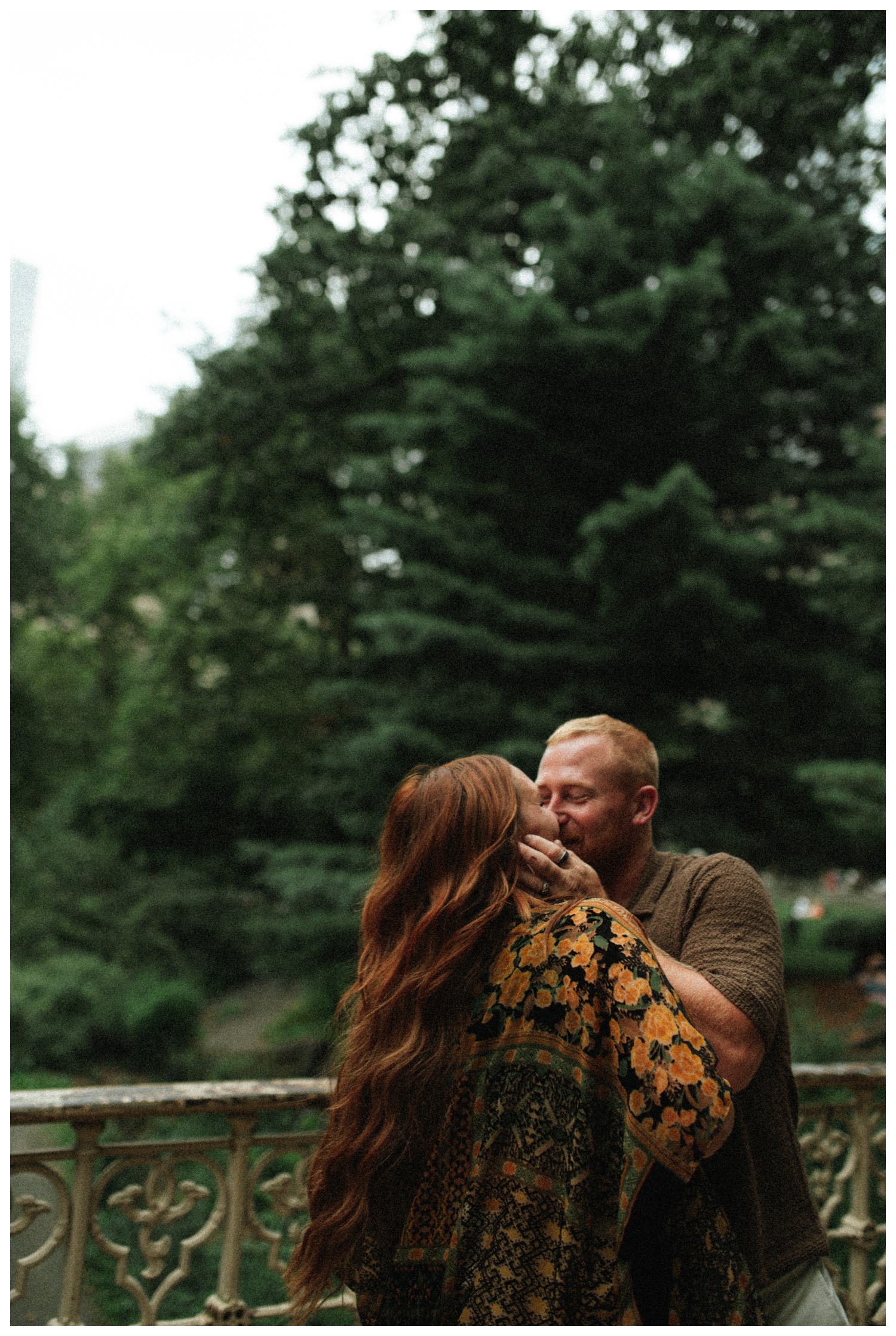 NYC engagement session in central park, midtown manhattan and time square.