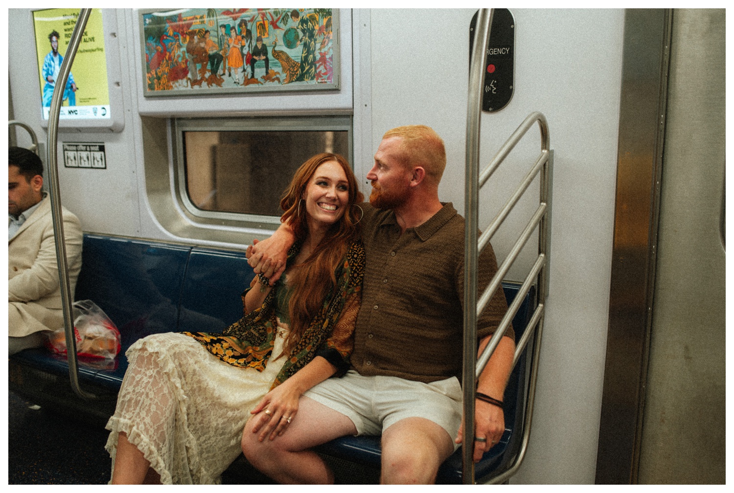 NYC engagement session in central park, midtown manhattan and time square.
