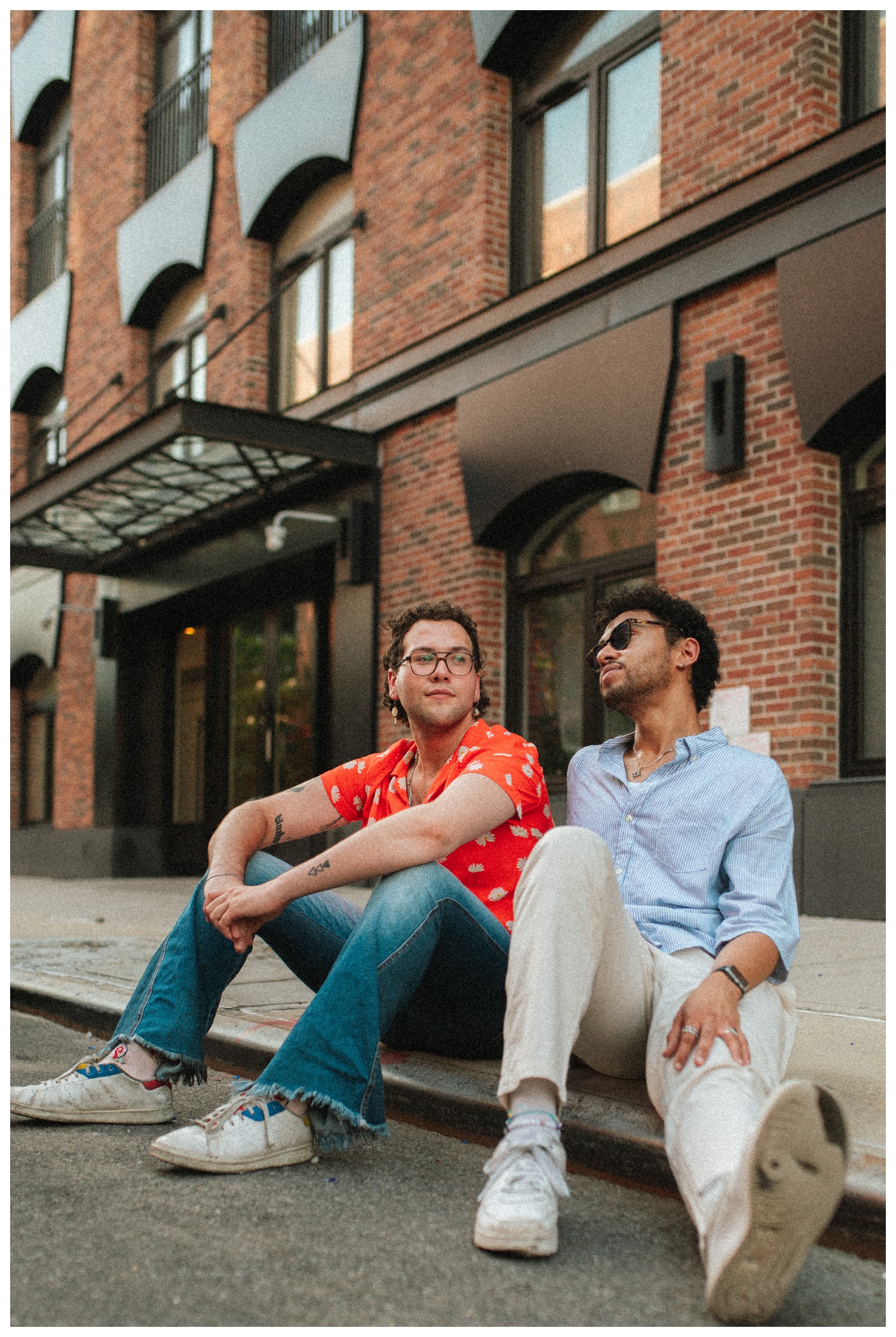 Brooklyn couple session. Engagement session in Brooklyn. NYC wedding photographer.