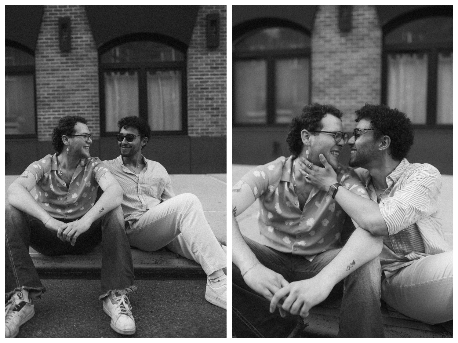 Brooklyn couple session. Engagement session in Brooklyn. NYC wedding photographer.
