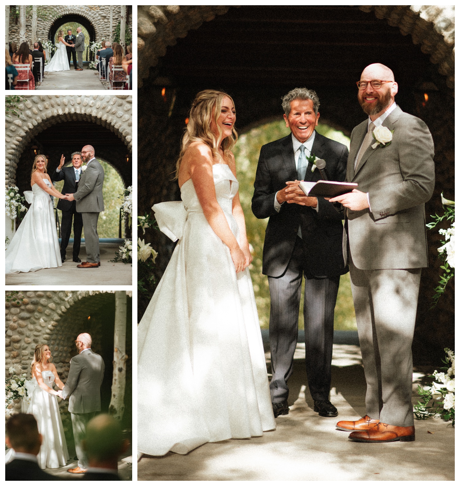 Bride and groom at their wedding in the Chateau of the Surf Hotel in Buena Vista. Colorado wedding photographer. Luxury wedding. Parr Photo Co.