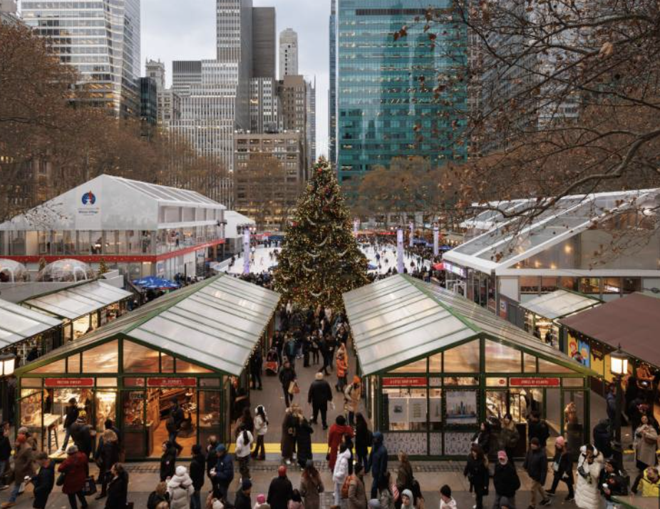 bryant park winter village