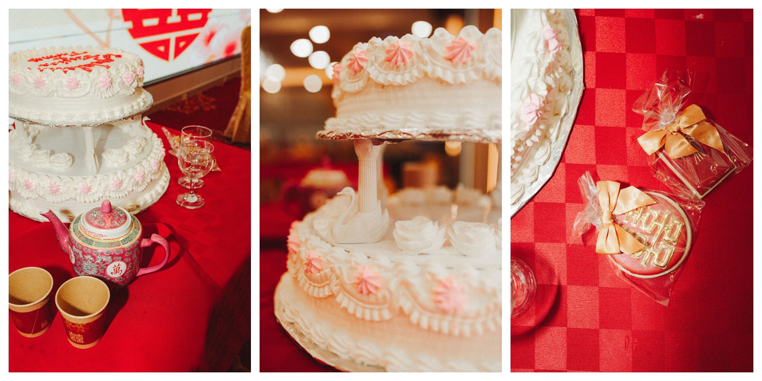 Cake a treats used for guests at House of Joy tea ceremony in Chinatown