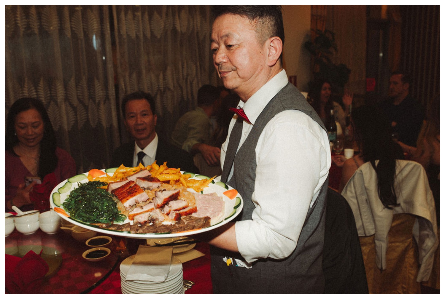 Traditional tea ceremony at House of Joy in NYC Chinatown